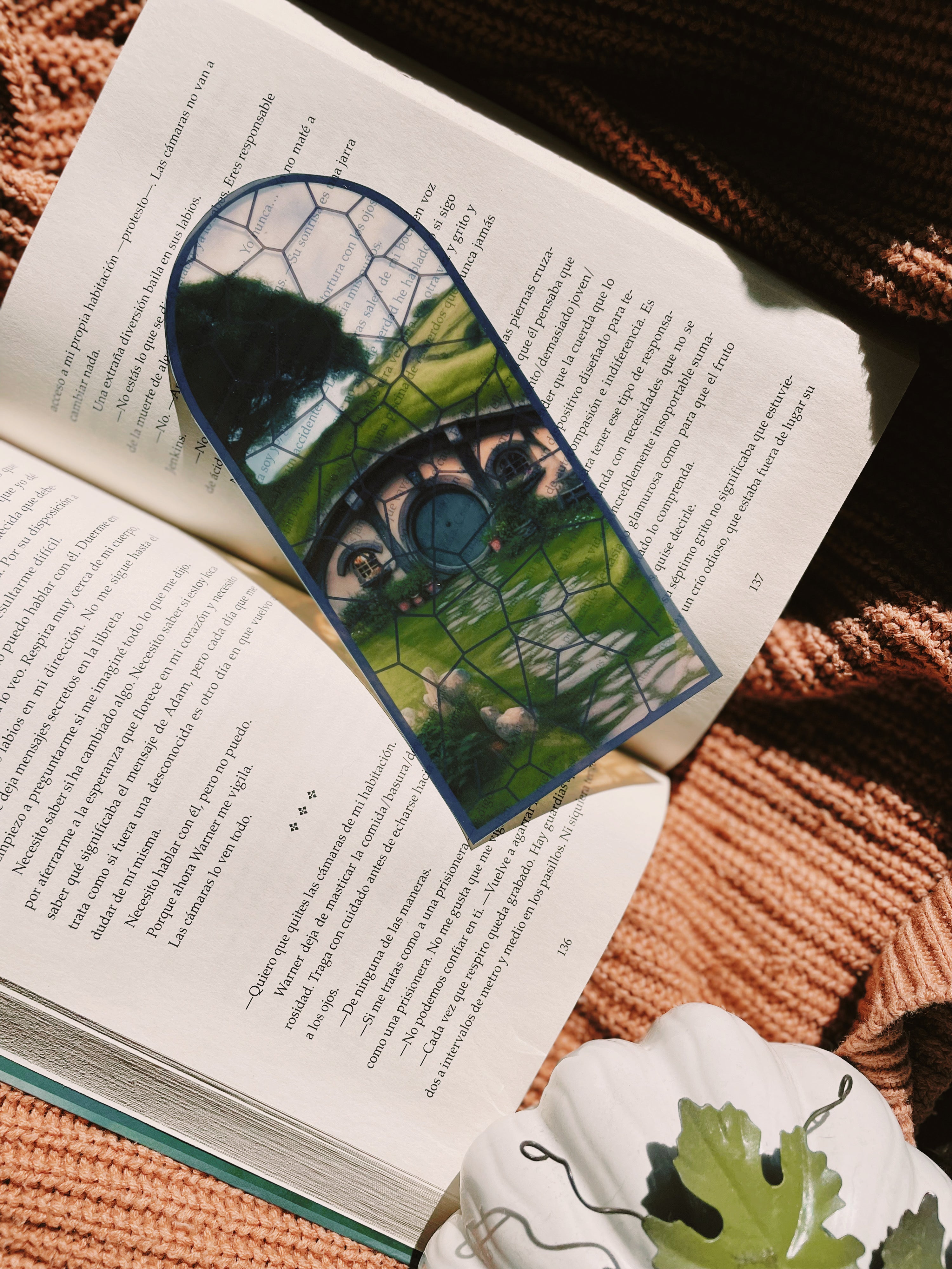 Marcapáginas vitral La comarca