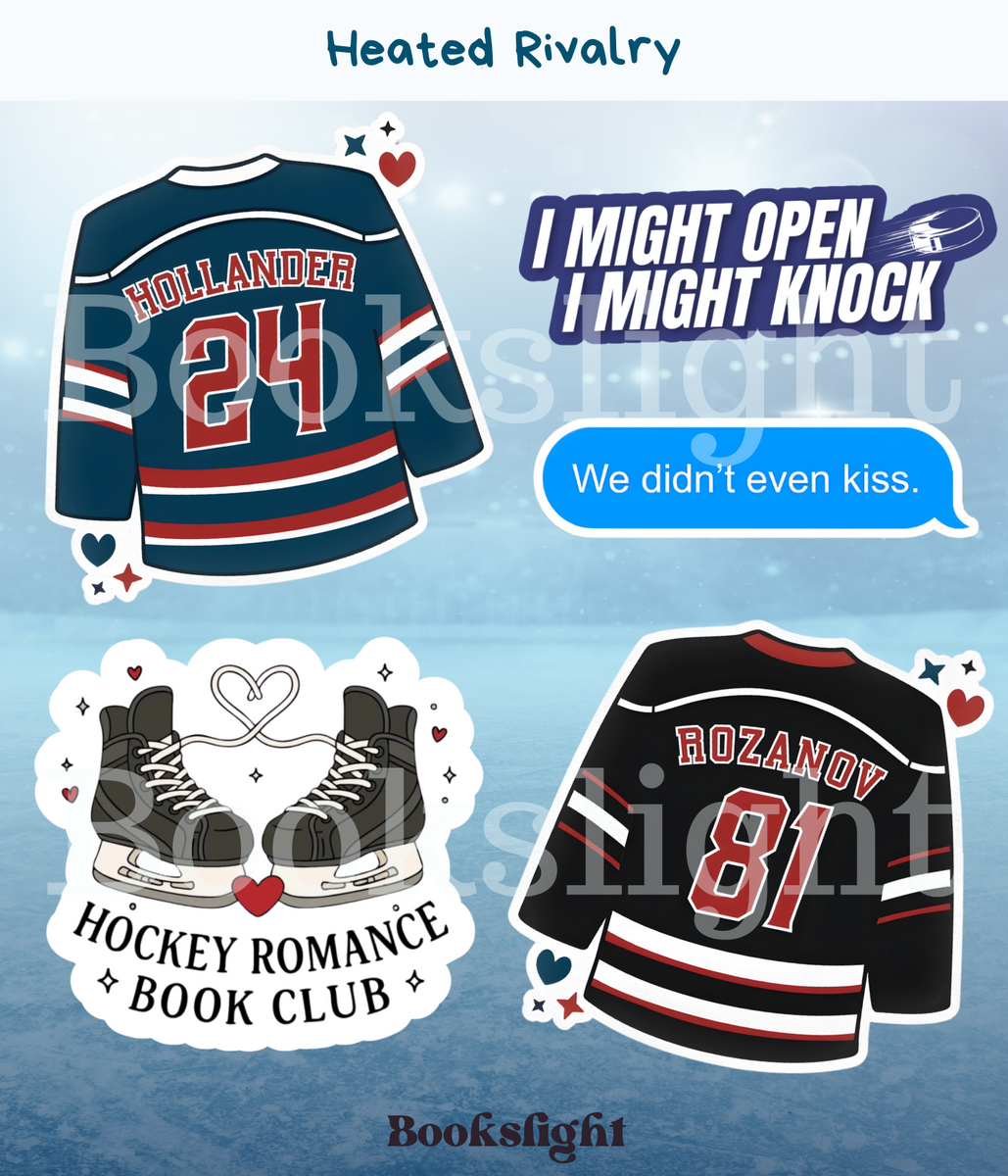 Stickers Holográfico Heated Rivalry – Bookslight