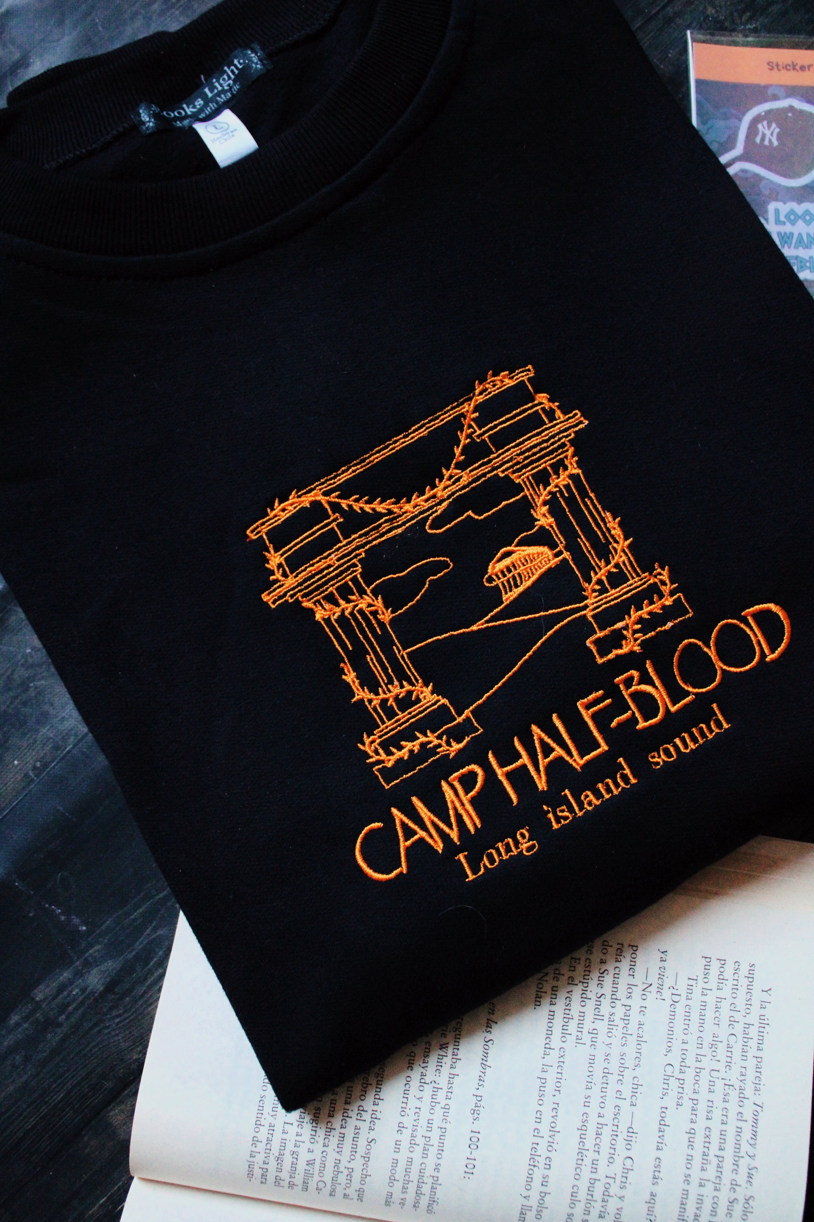 Polerón Bordado Percy Jackson