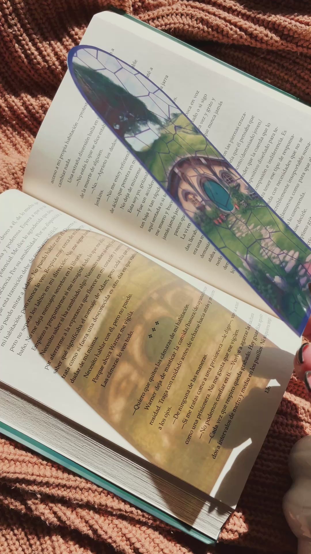 Marcapáginas vitral La comarca