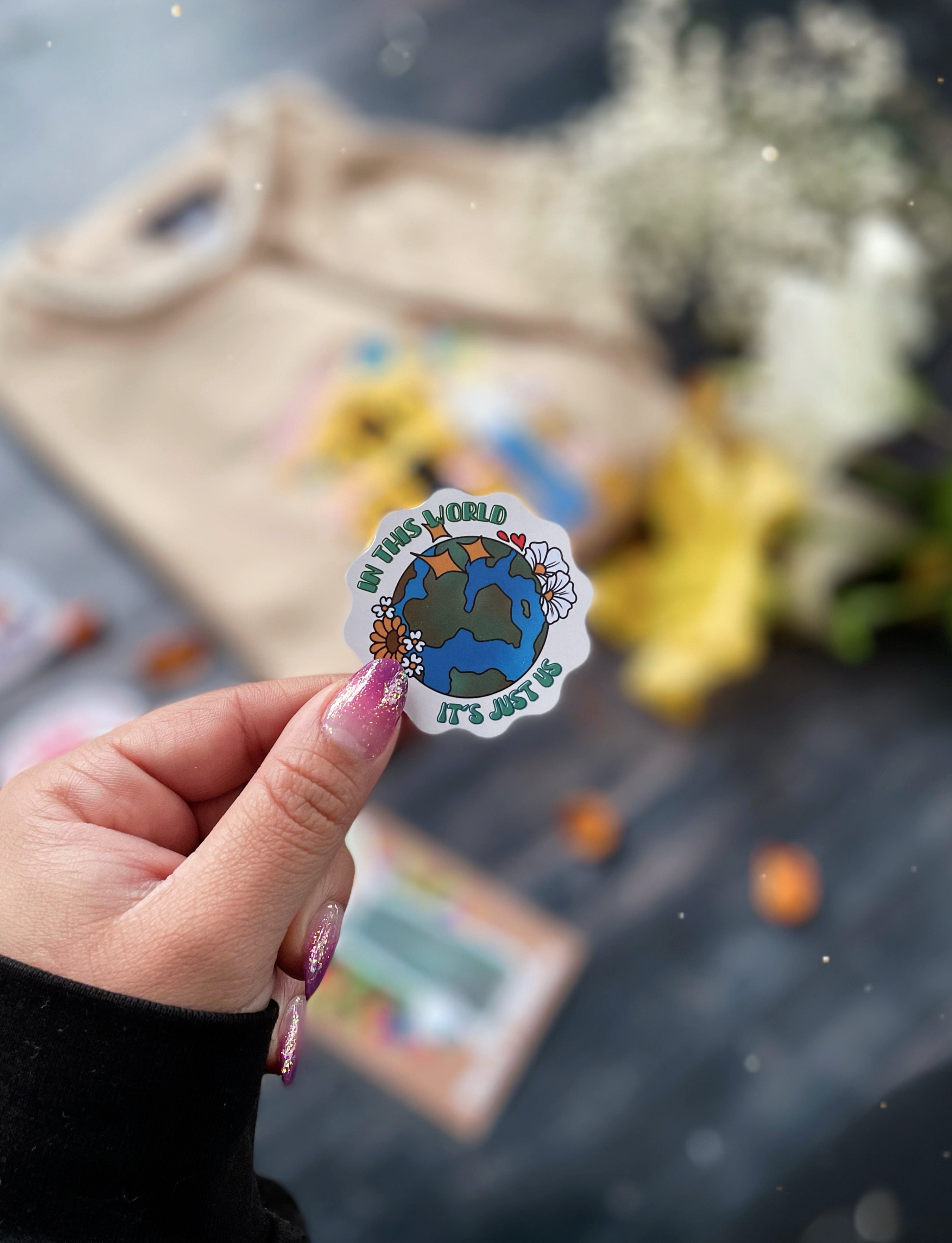 Sticker In this world